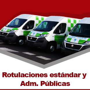 rotulacion para vehiculos rotulaciones estandar y administraciones publicas